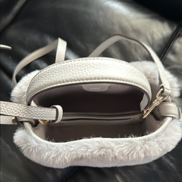 Knott Faux Fur Mini Crossbody Tote - Picture 11 of 13